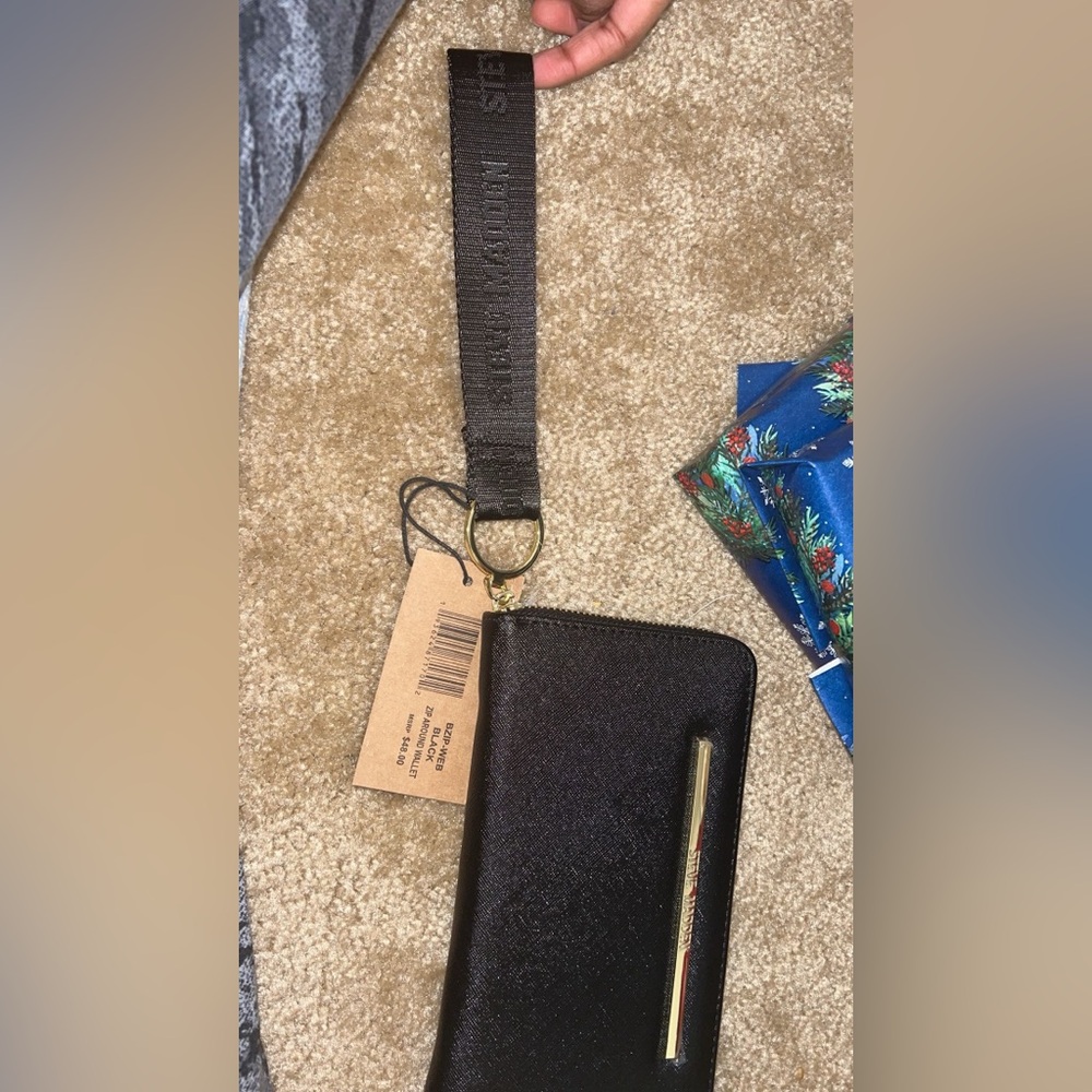 steeve madden black wallet